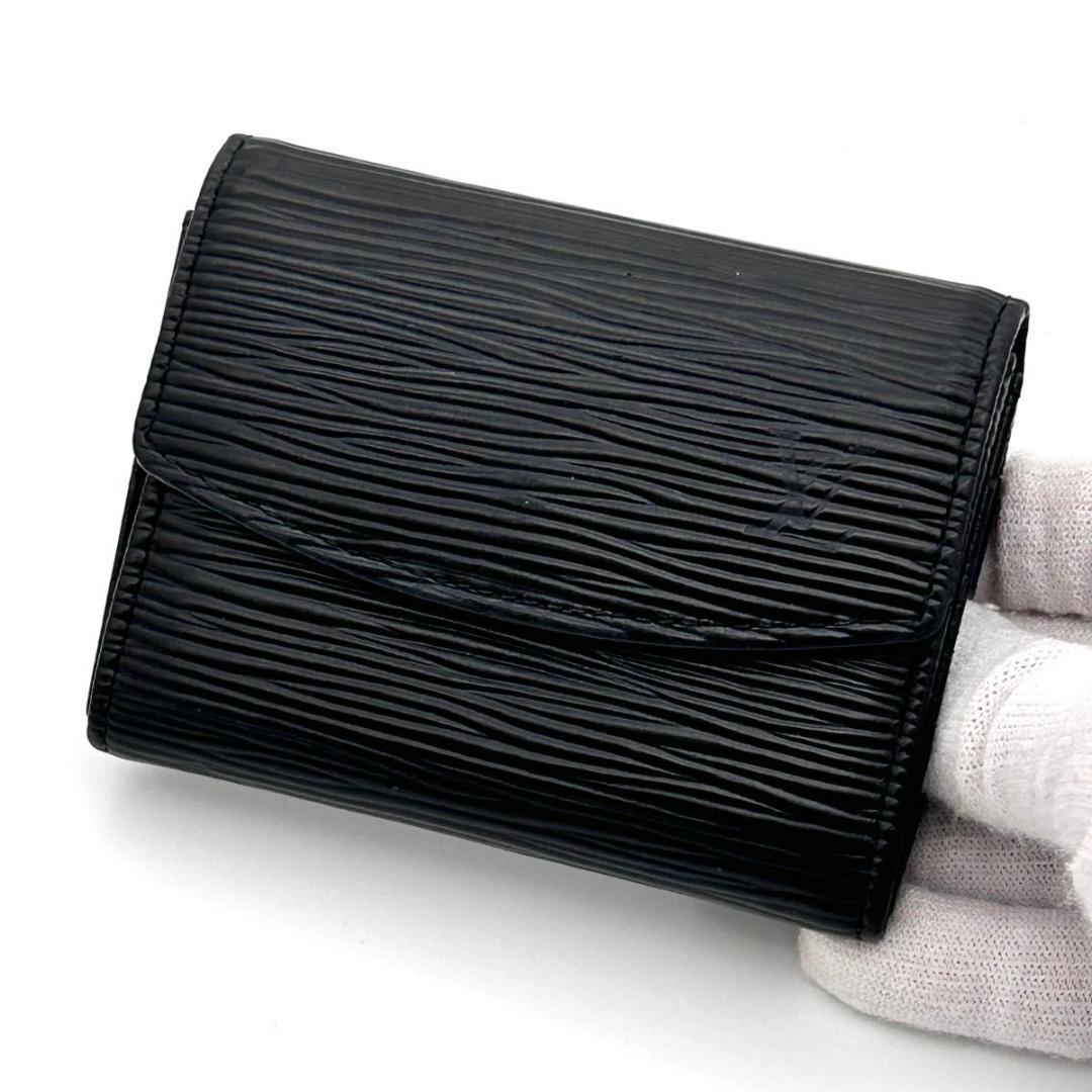ルイヴィトン エピ ケース ポルトモネサーンプル 黒 カードケース