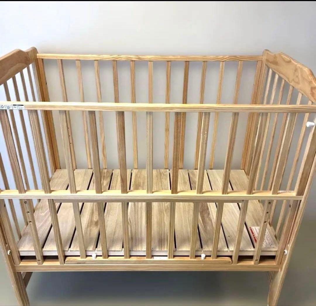 KATOJIカトージ ハイシートベビーベッド　ハイタイプ　ベビーベッド