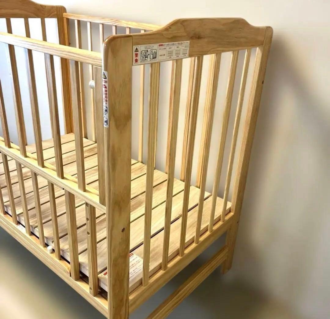 KATOJIカトージ ハイシートベビーベッド　ハイタイプ　ベビーベッド