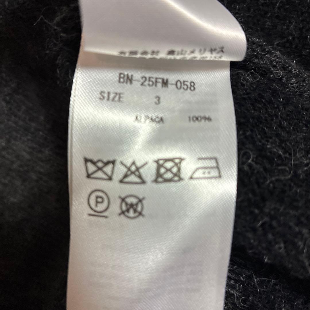 トップス <BATONER>ALPACA HALF ZIP 3