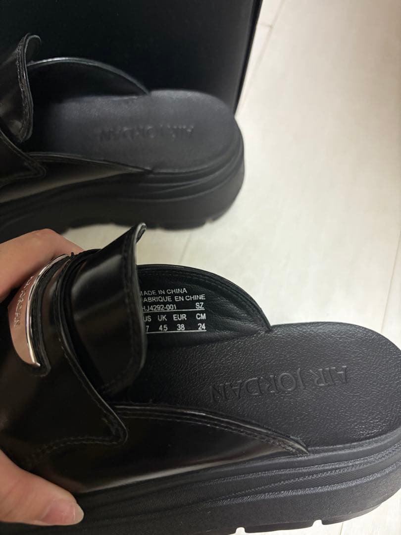 NIKE エア ジョーダン ミュール ブラック【24cm】