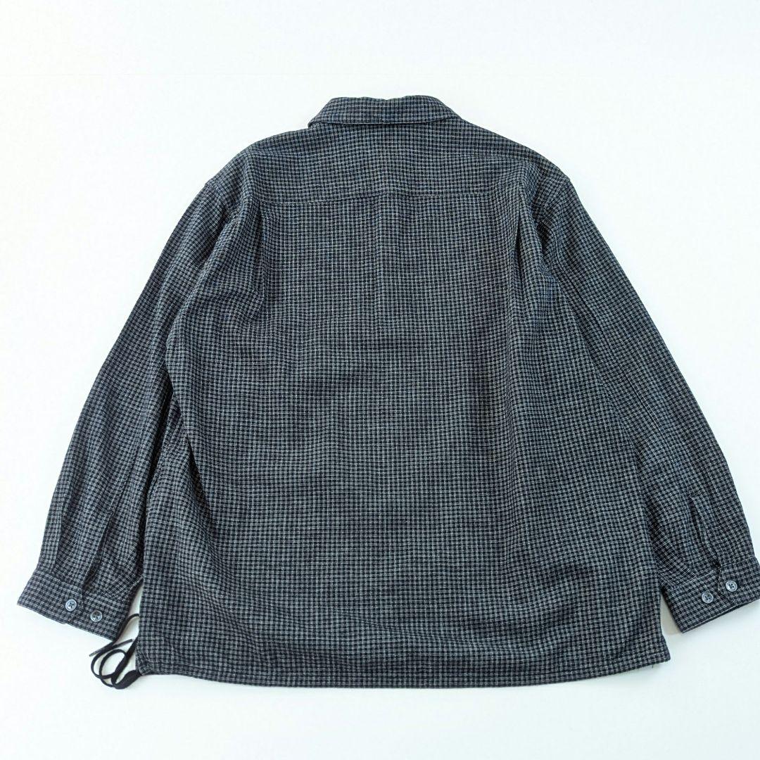 美品★スティーブンアラン　グラフチェック　ジッププルオーバーシャツ　2.2万　M