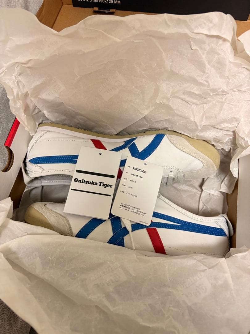 靴 Onitsuka Tiger MEXICO 66 White/Blue