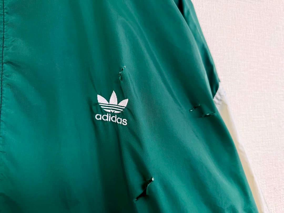 超スペシャル 常田大希着用 90s アディダス ナイロンジャケット M グリーン