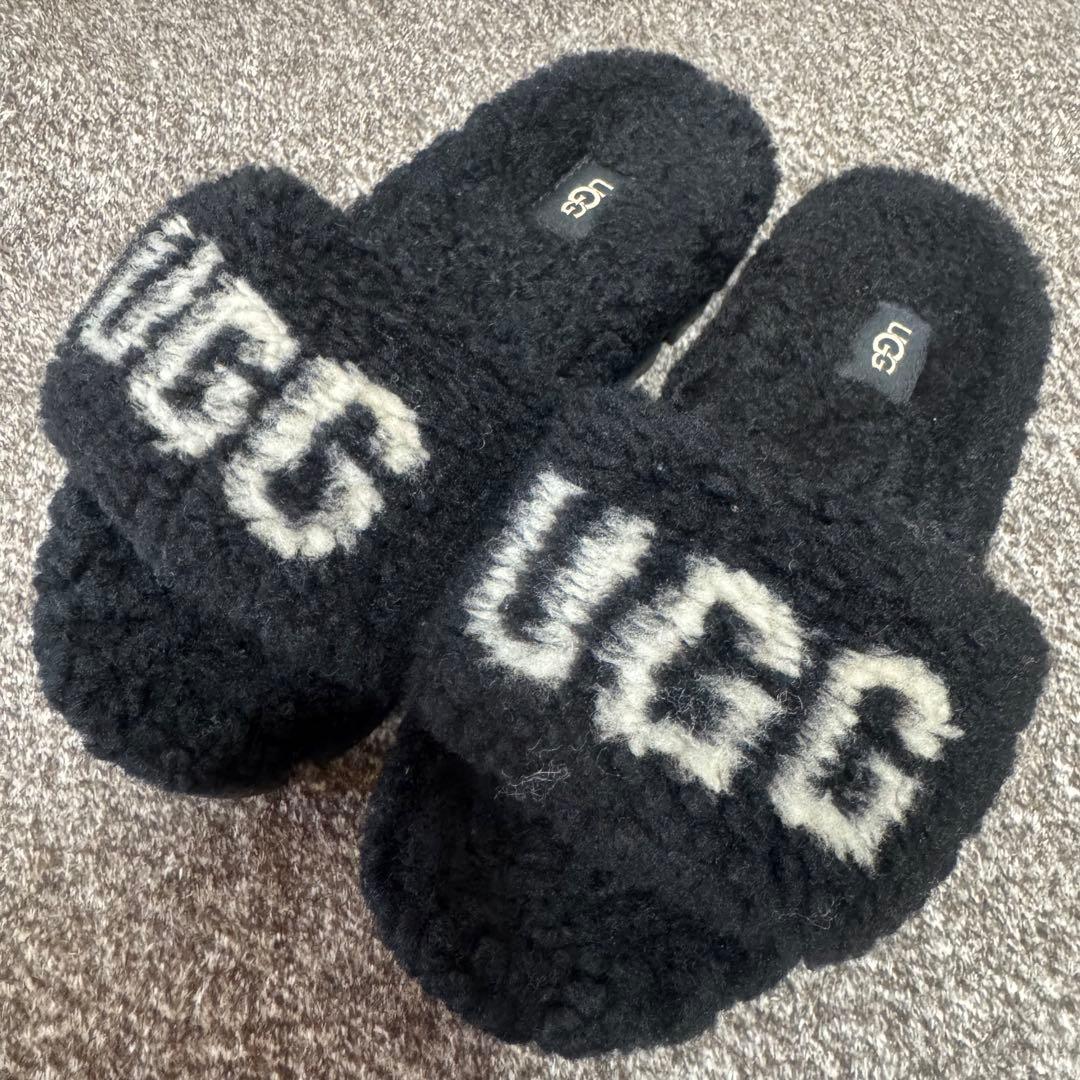 アグ UGG サンダル ファー COZETTA CURLY GRAPHIC
