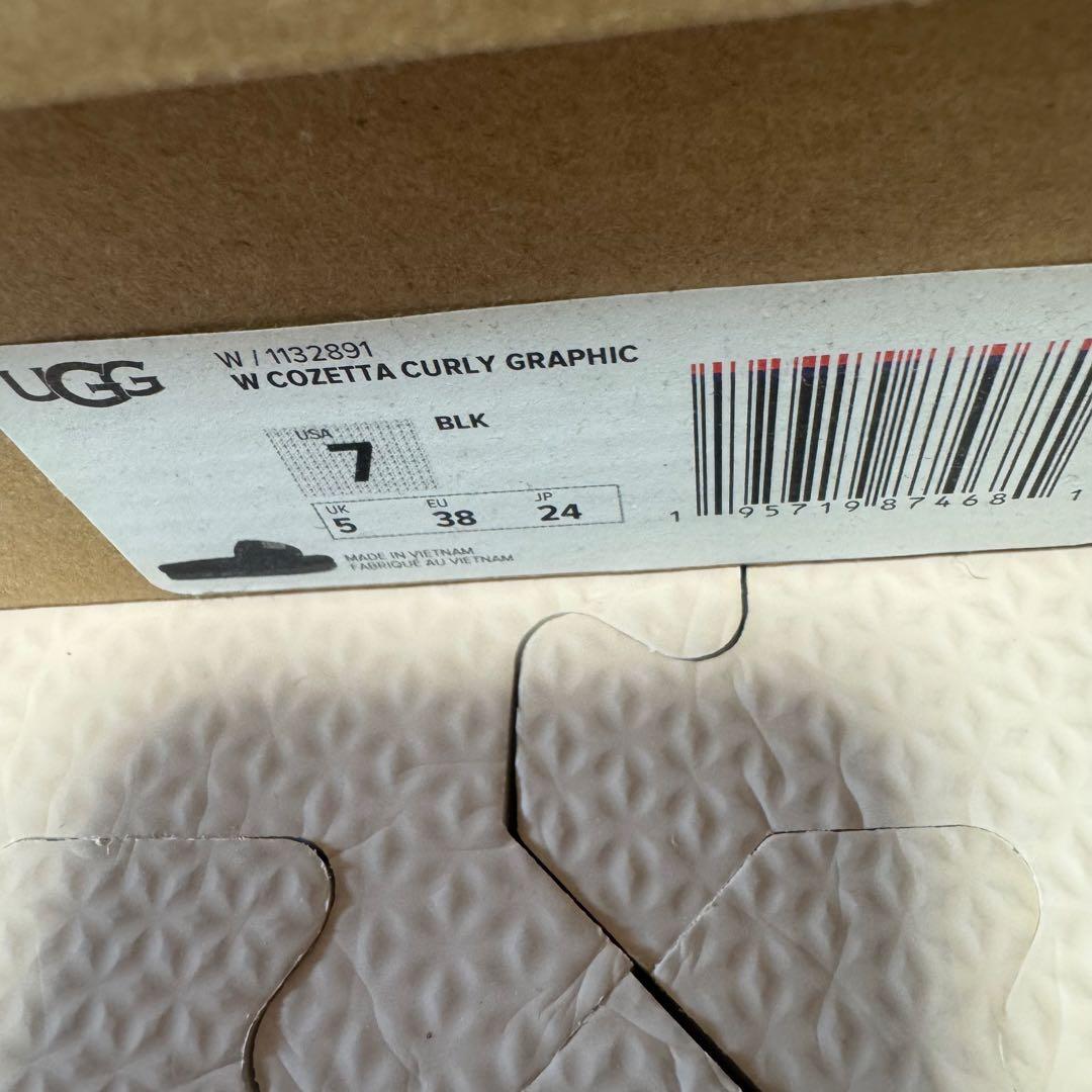 アグ UGG サンダル ファー COZETTA CURLY GRAPHIC