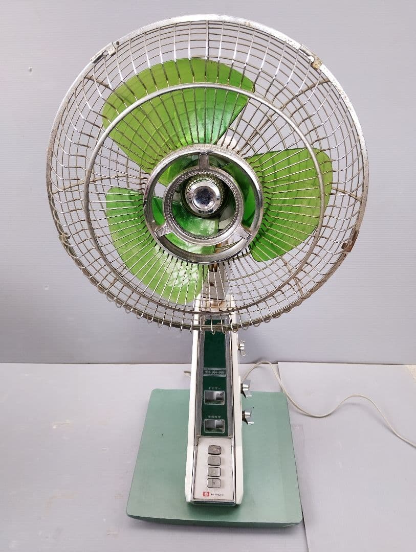 昭和レトロ 扇風機 HITACHI 日立 H-625動作品(あ89)