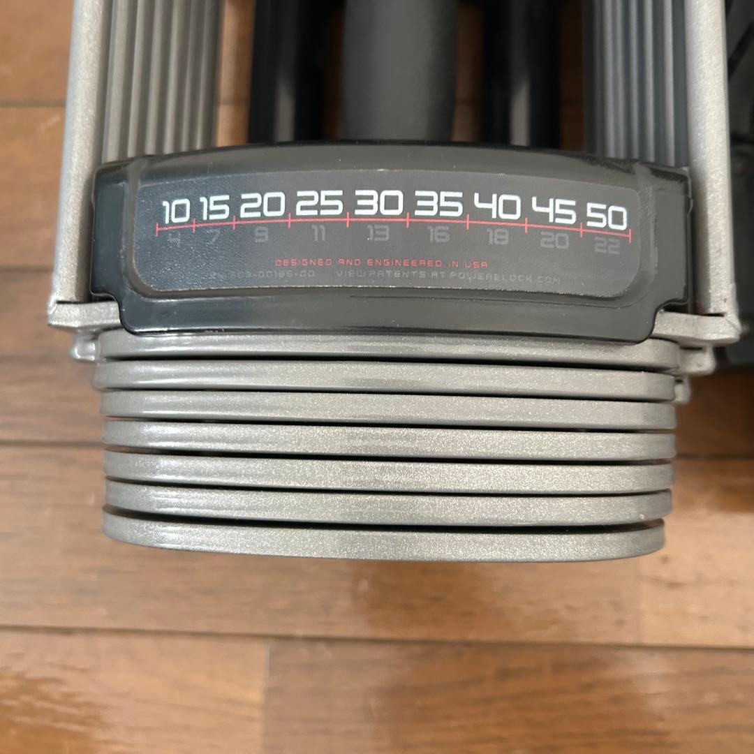 ①　POWER BLOCK SP50パワーブロック ダンベル　23kg × 1個