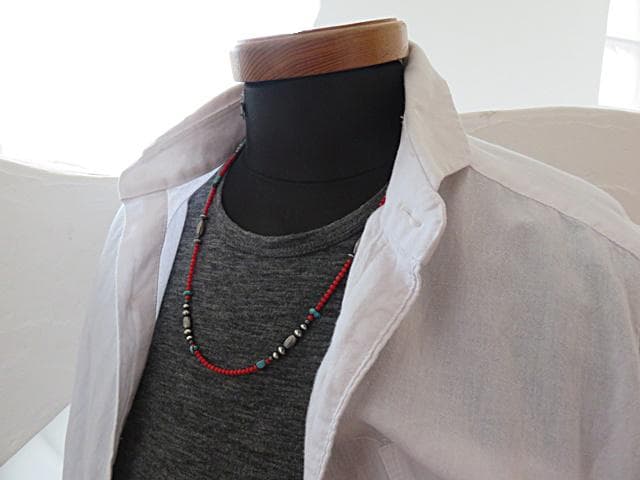 【マアサン】インディアンジュエリーネックレス ナバホ族 シルバー925