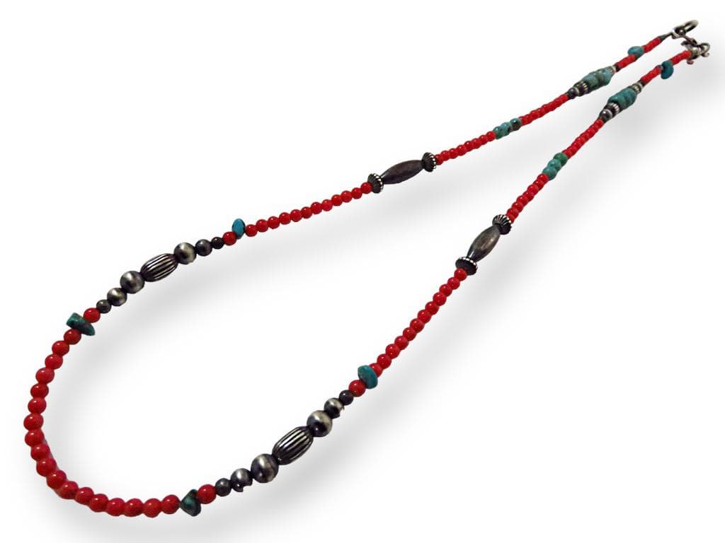 【マアサン】インディアンジュエリーネックレス ナバホ族 シルバー925