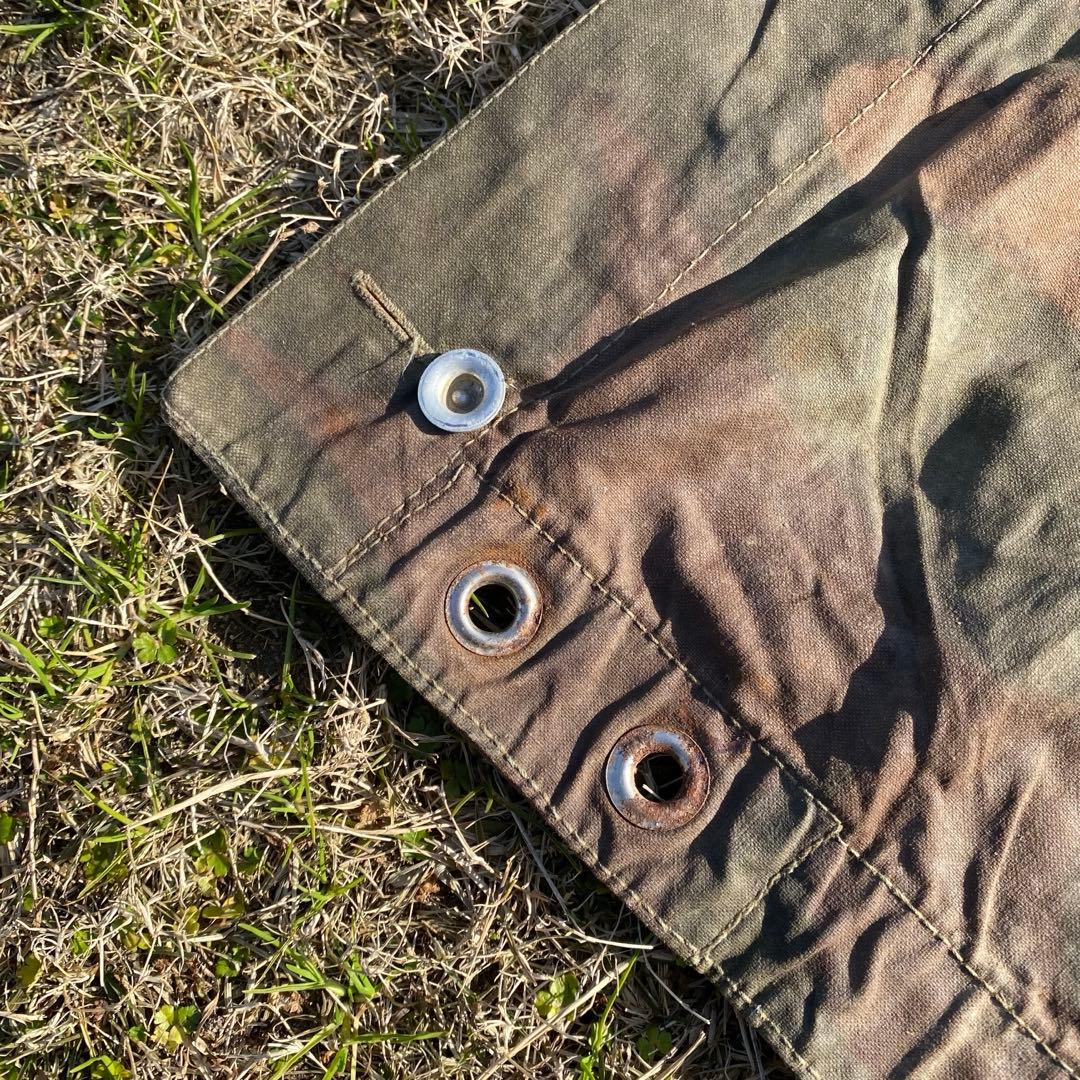 ハンガリー軍幕②　ポンチョ　２枚　ポール・ペグセット　 ワンポールテント