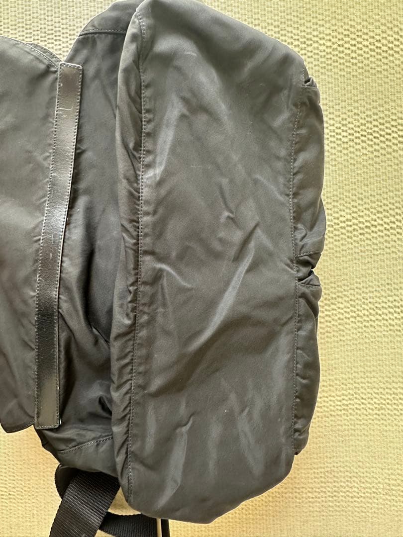 プラダ メッセンジャーバッグ テスートナイロン レザー 黒