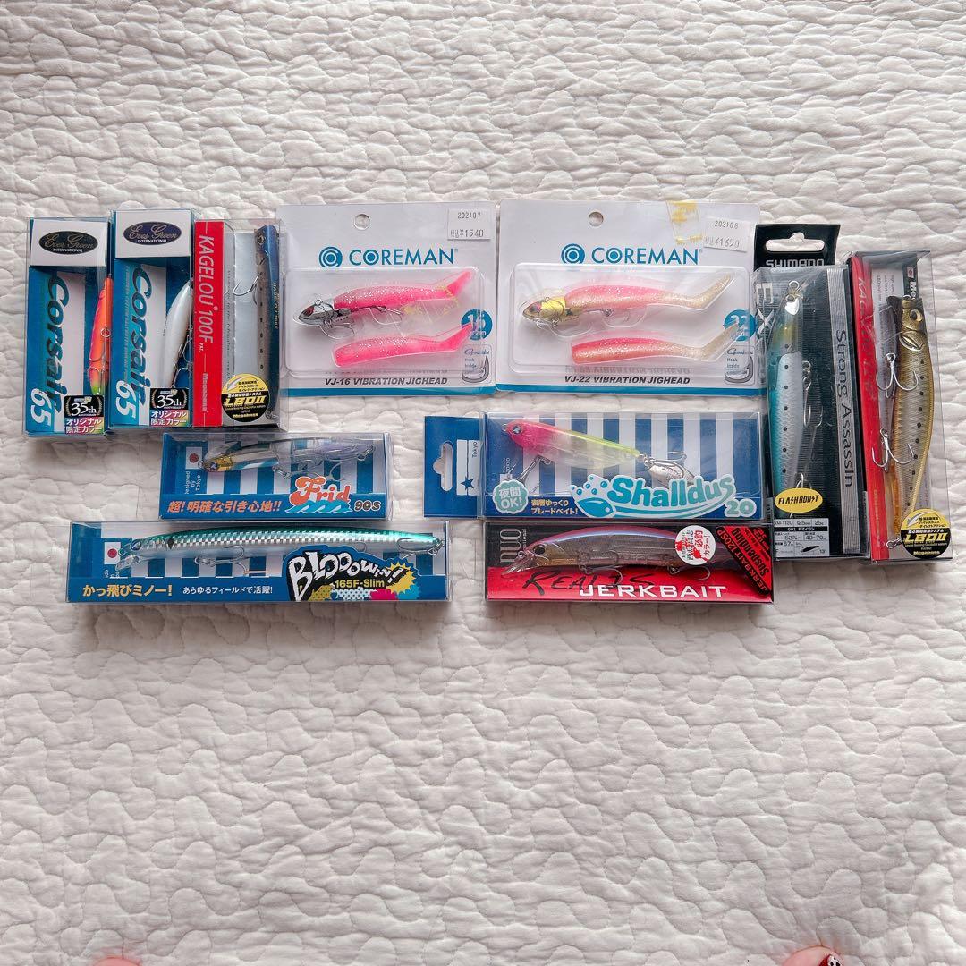 未開封未使用 11点バス釣りルアーセット KAGELOU他