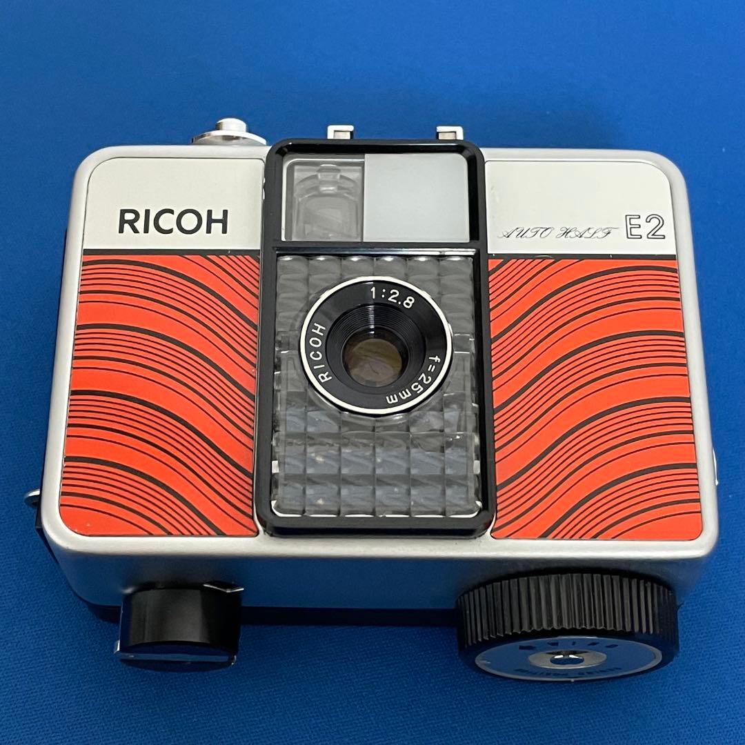 ☆完動美品！☆リコーオートハーフE2ラインレッド☆