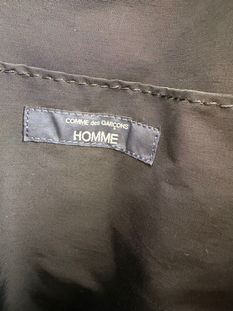 【完売・タグ付】コムデギャルソンオム 綿ナイロングログラン 2WAYバッグ 黒