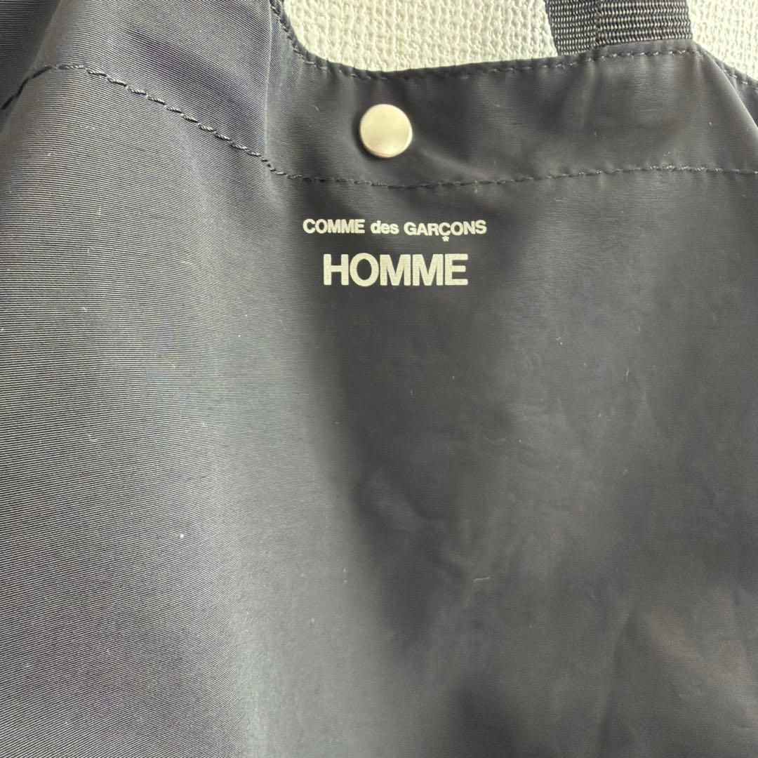 【完売・タグ付】コムデギャルソンオム 綿ナイロングログラン 2WAYバッグ 黒