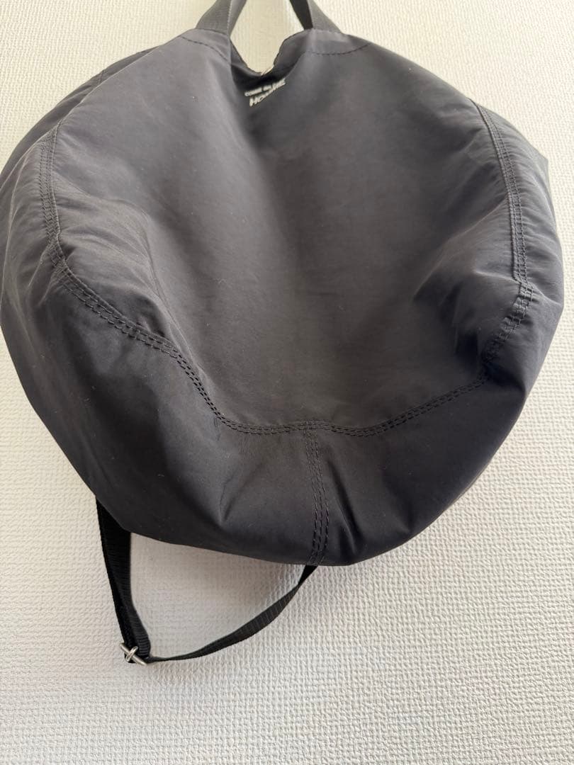 【完売・タグ付】コムデギャルソンオム 綿ナイロングログラン 2WAYバッグ 黒