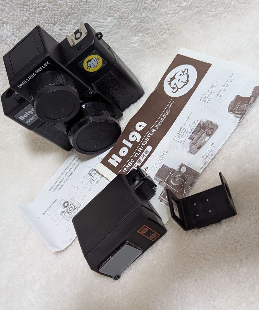 【トイカメラ】HOLGA135BC TLR+ストロボセット　おまけ付き