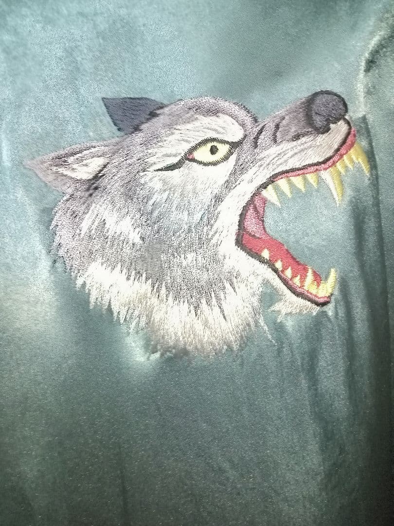 コンダクター WOLF EMBROIDERED SOURVENIR JKT