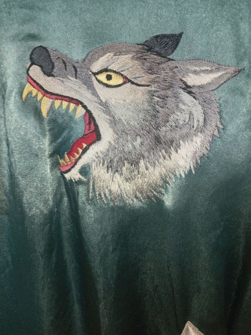 コンダクター WOLF EMBROIDERED SOURVENIR JKT