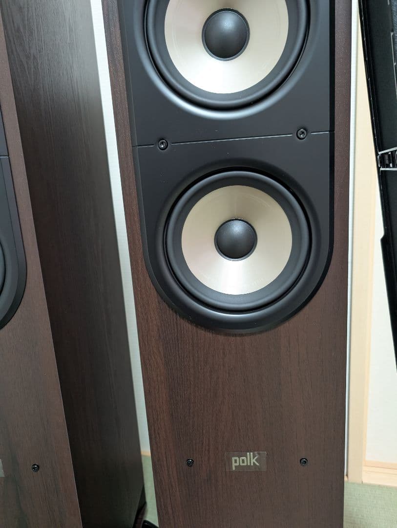 【動作良好・比較的綺麗】 Polk ES55 ブラウン ペア 　連番