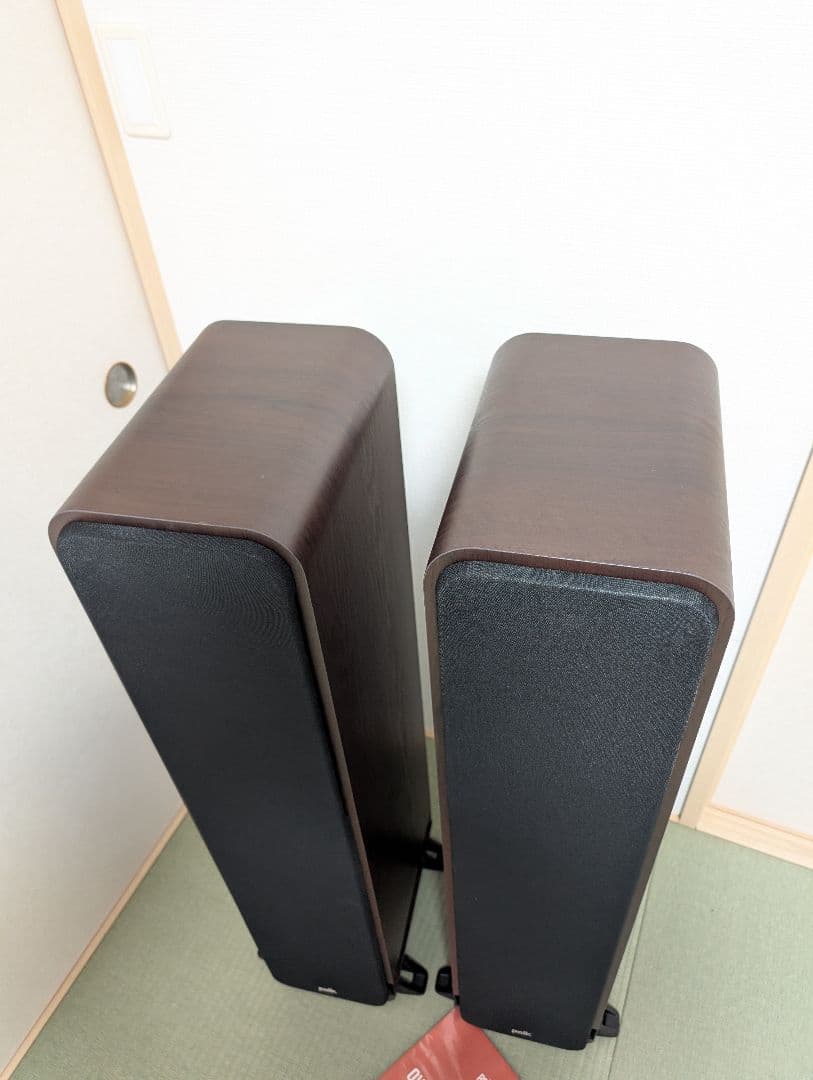 【動作良好・比較的綺麗】 Polk ES55 ブラウン ペア 　連番