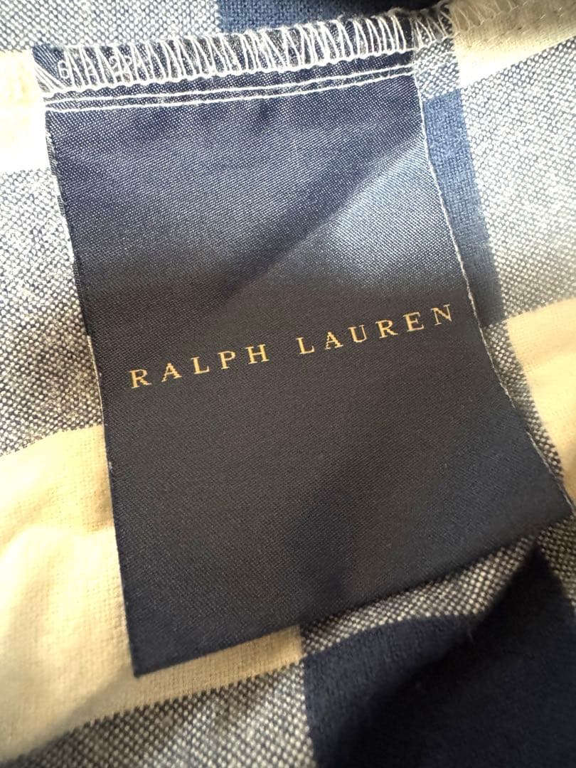RALPH LAUREN  ストーンヒルギンガム テーラードパジャマＬ