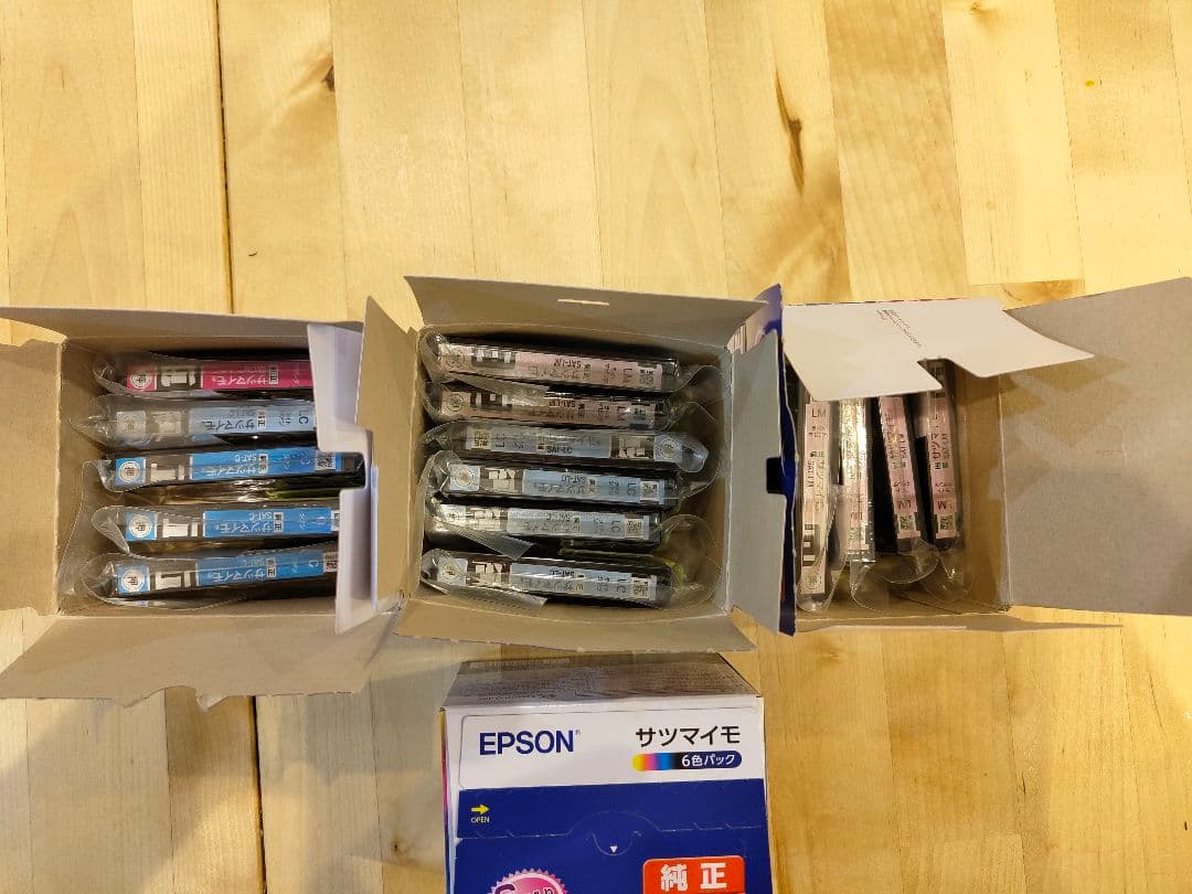 EPSON サツマイモ 6色パック インクカートリッジ+未開封カートリッジ多数