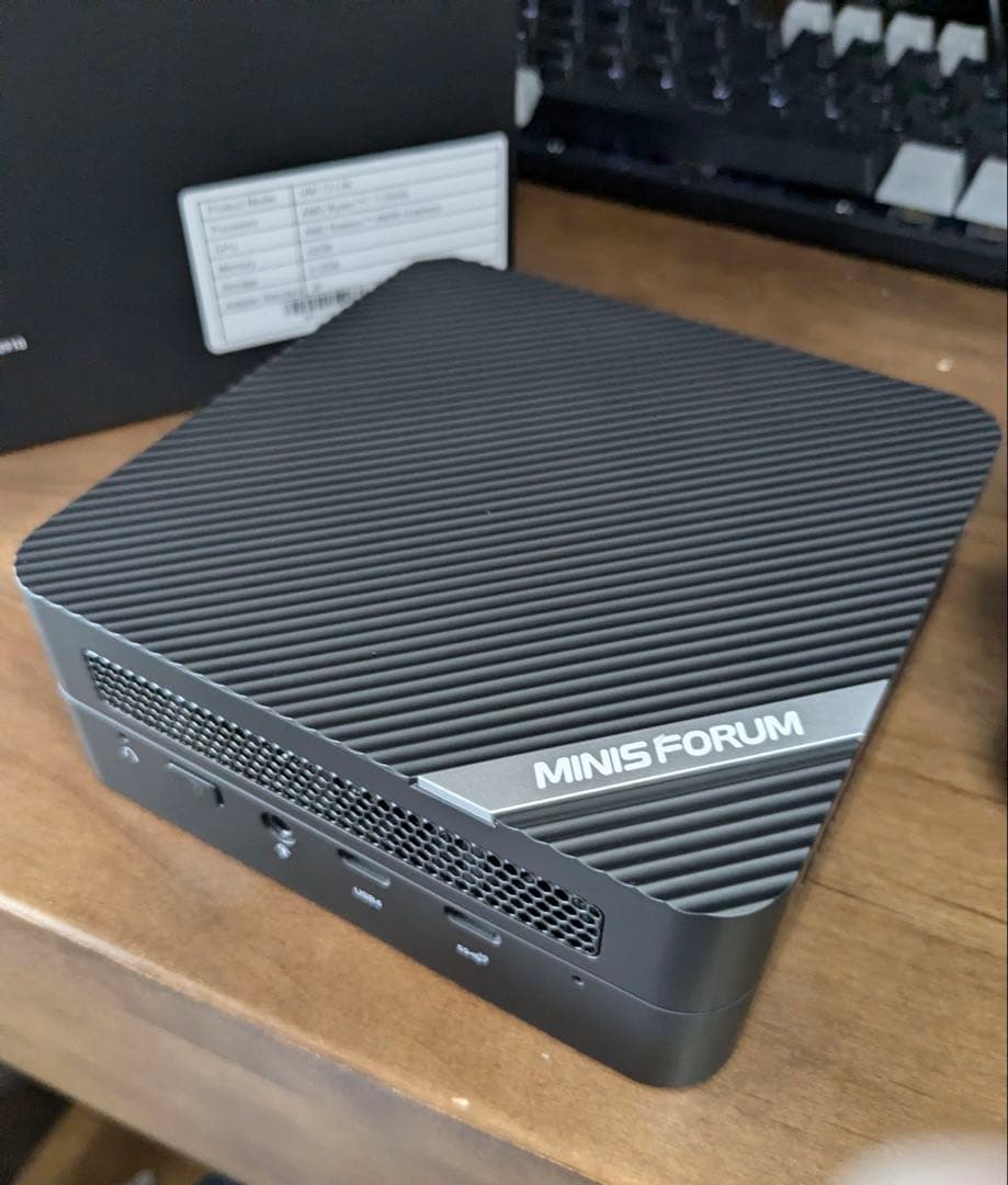 3万値引き中 MINISFORUM UM773 Lite ミニPC