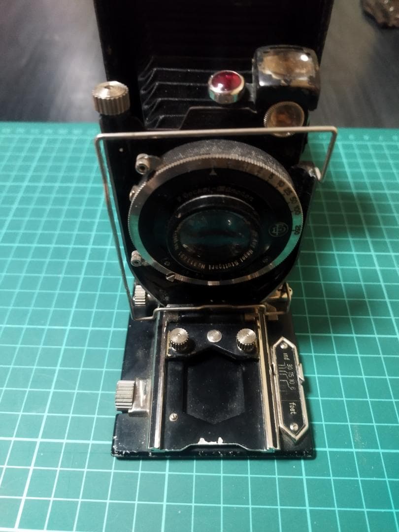 [蛇腹カメラ]Nagel-Anastigmat f:4.5 ジャンク ケース付き