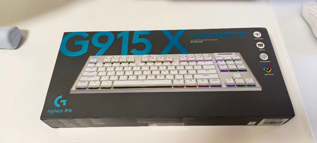 Logicool G915 X US配列　ホワイト