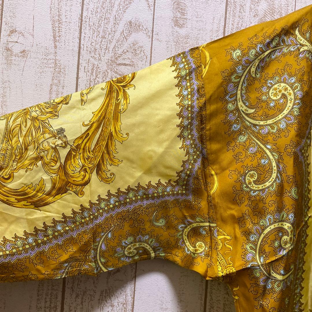 GIANNI VERSACE バロックシャツ シルク100% イタリア製 派手柄