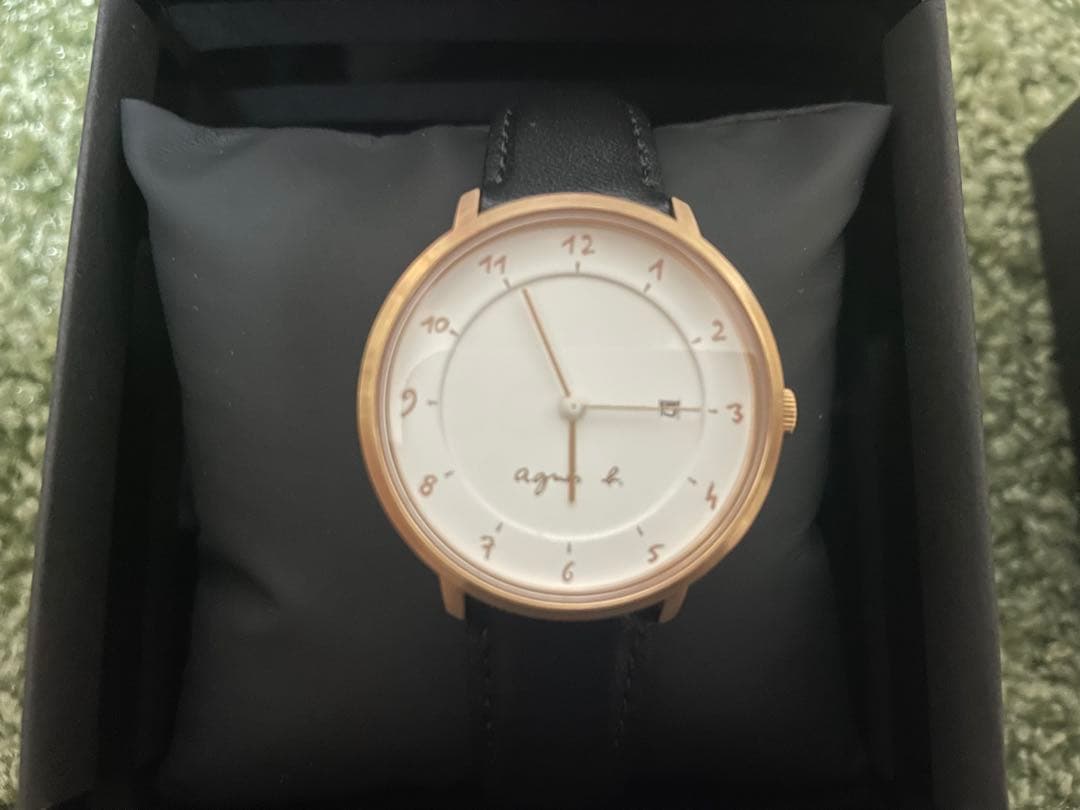 〜しま〜【アニエスベー】⭐️新品・未使用/agnes b./腕時計/ゴールド