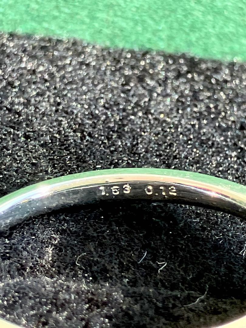 ウォーターオパール　ダイヤモンド　取り巻き　リング　指輪　プラチナ　pt950