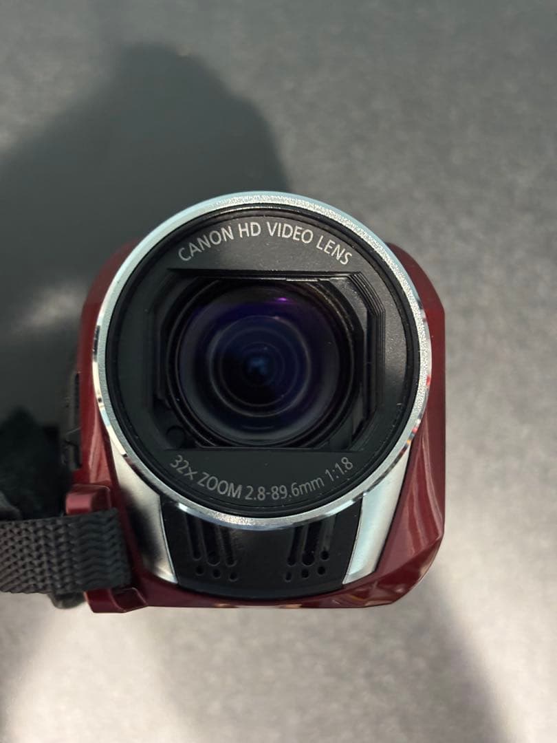 美品　Canon iVIS HF R32 レッド　元箱　付属品有り　キャノン