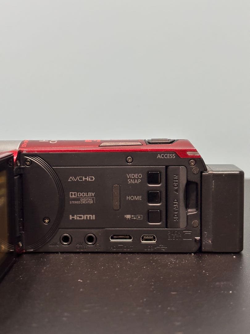 美品　Canon iVIS HF R32 レッド　元箱　付属品有り　キャノン