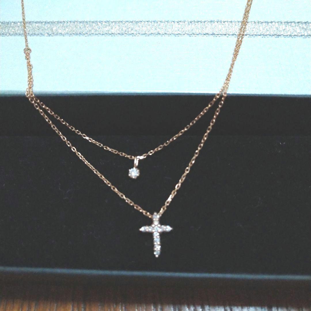 美品　k18 ピンクゴールド ネックレス