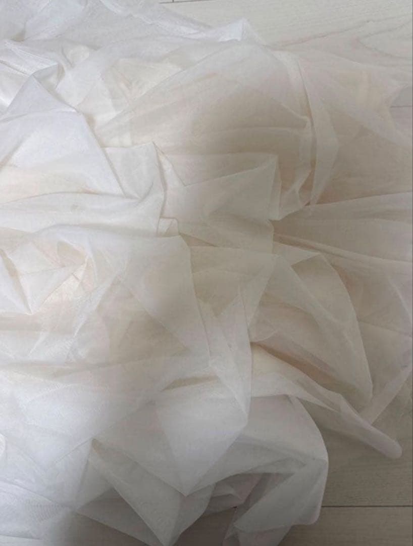 THETOE Iris Tulle Skirt White Sサイズ