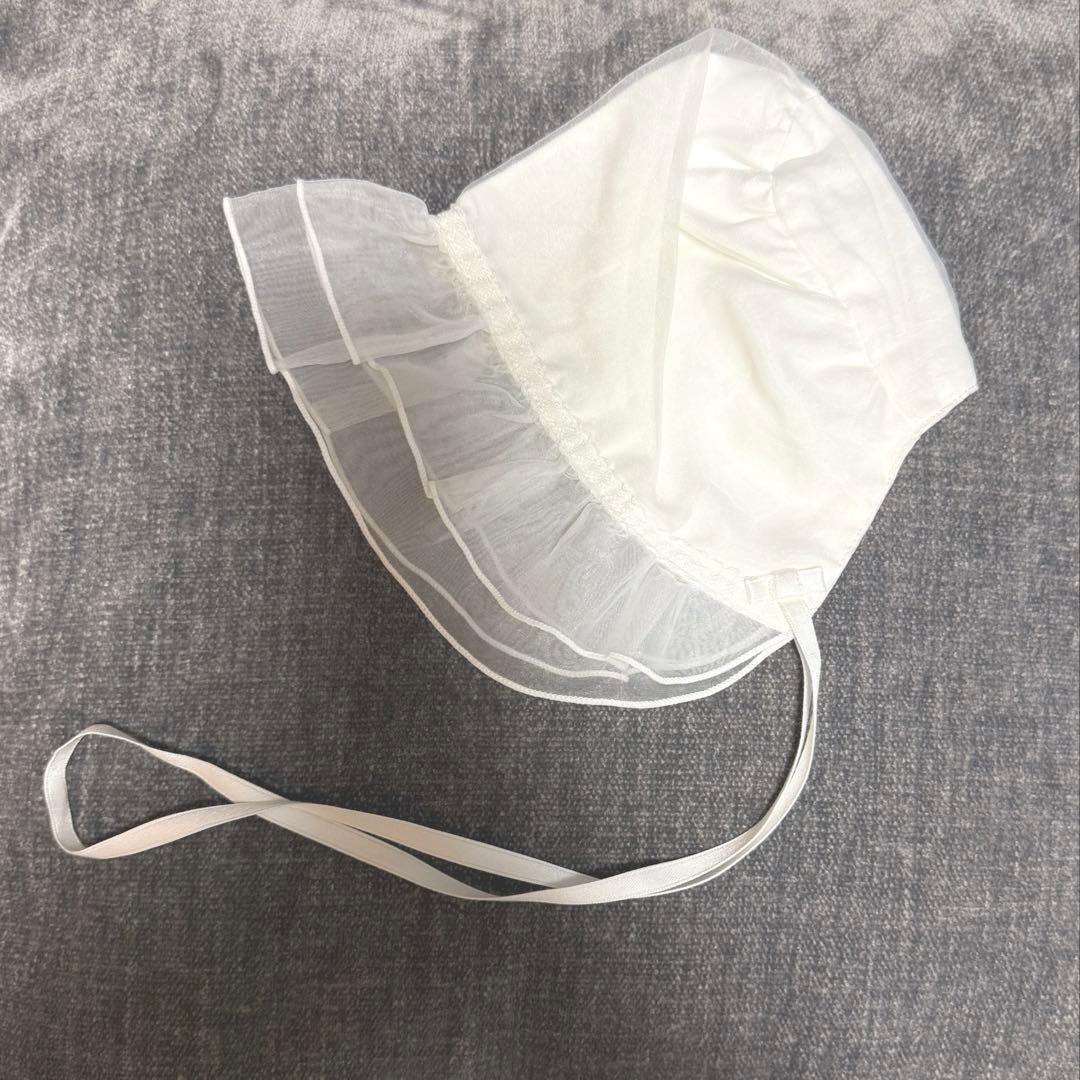 【familiar】ファミリア　ベビードレス&帽子 セット