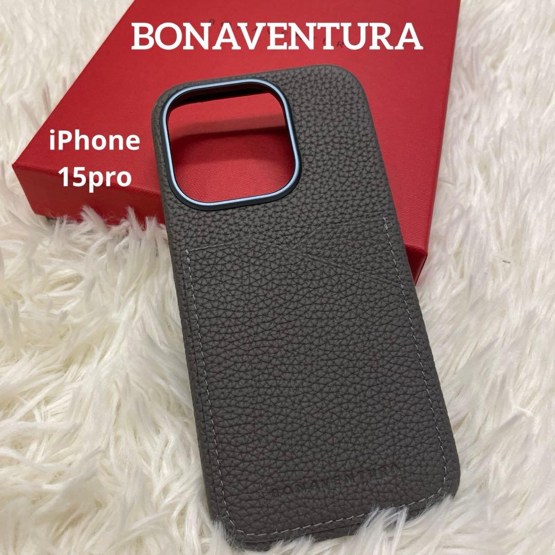 新品未使用　BONAVENTURA iPhone15pro チャコールグレー