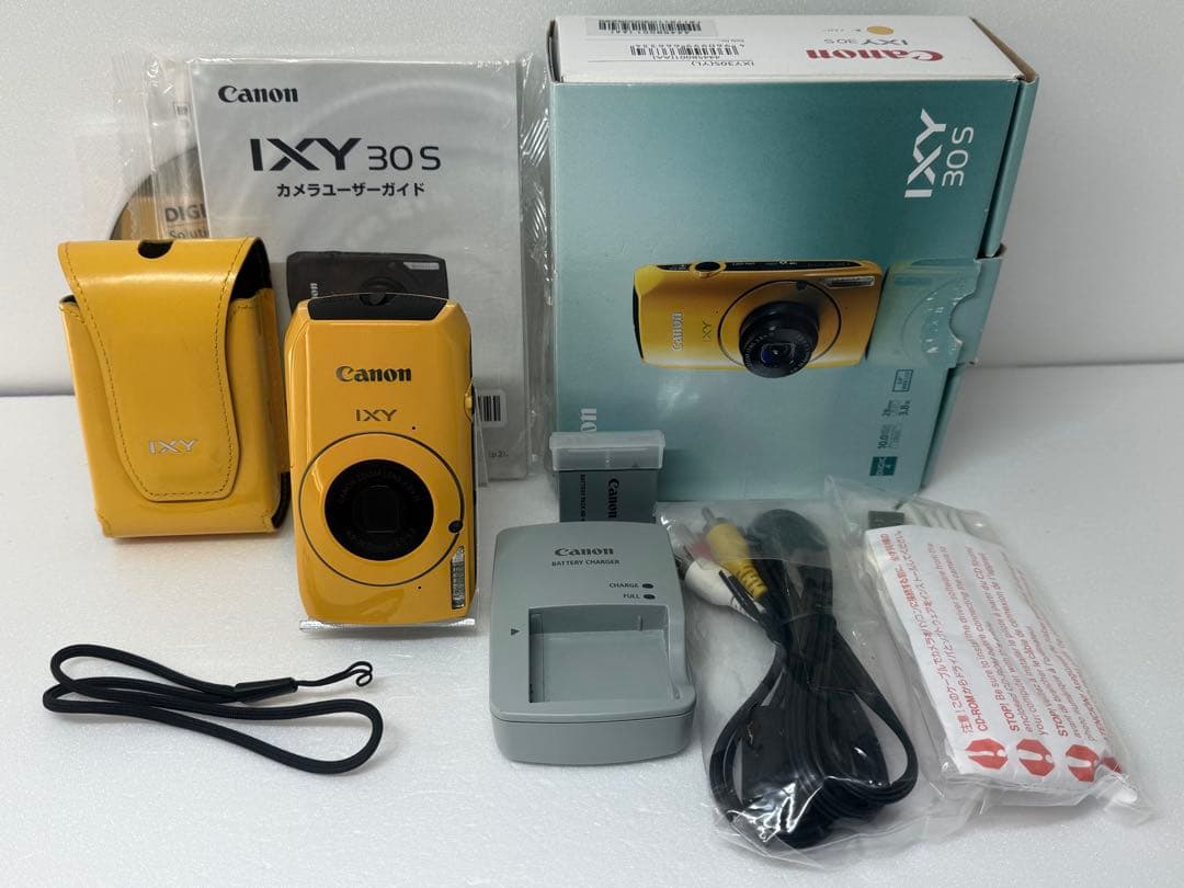 Canon IXY 30S イエロー 動作確認済 付属品一式 コンパクトデジカメ