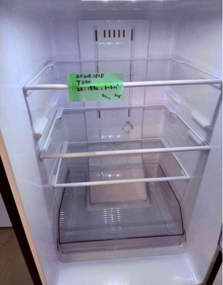 【高年式】2022年式 153L 東芝 冷蔵庫 GR-T15BS (K)