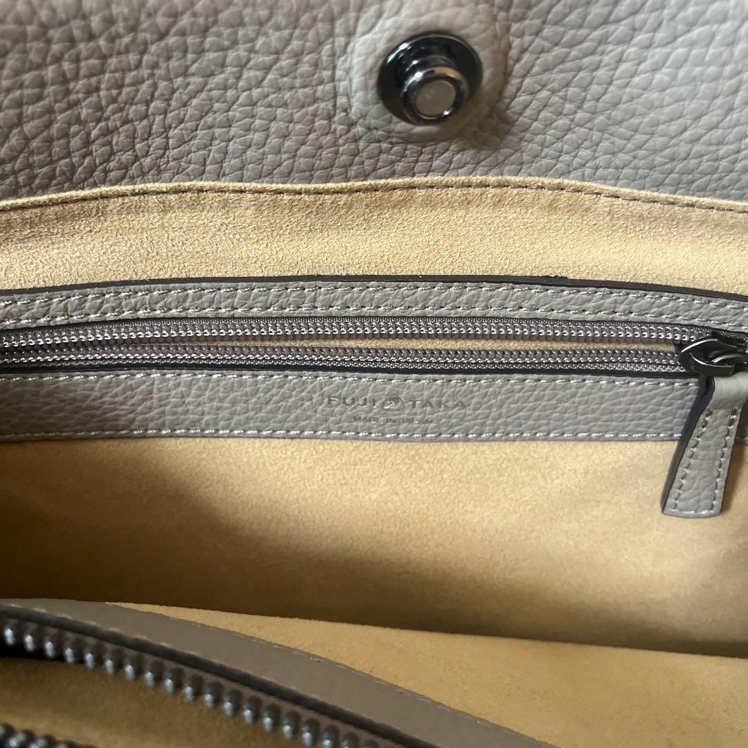 フジタカ　アルタ　レザートートバッグ　A4ジャスト