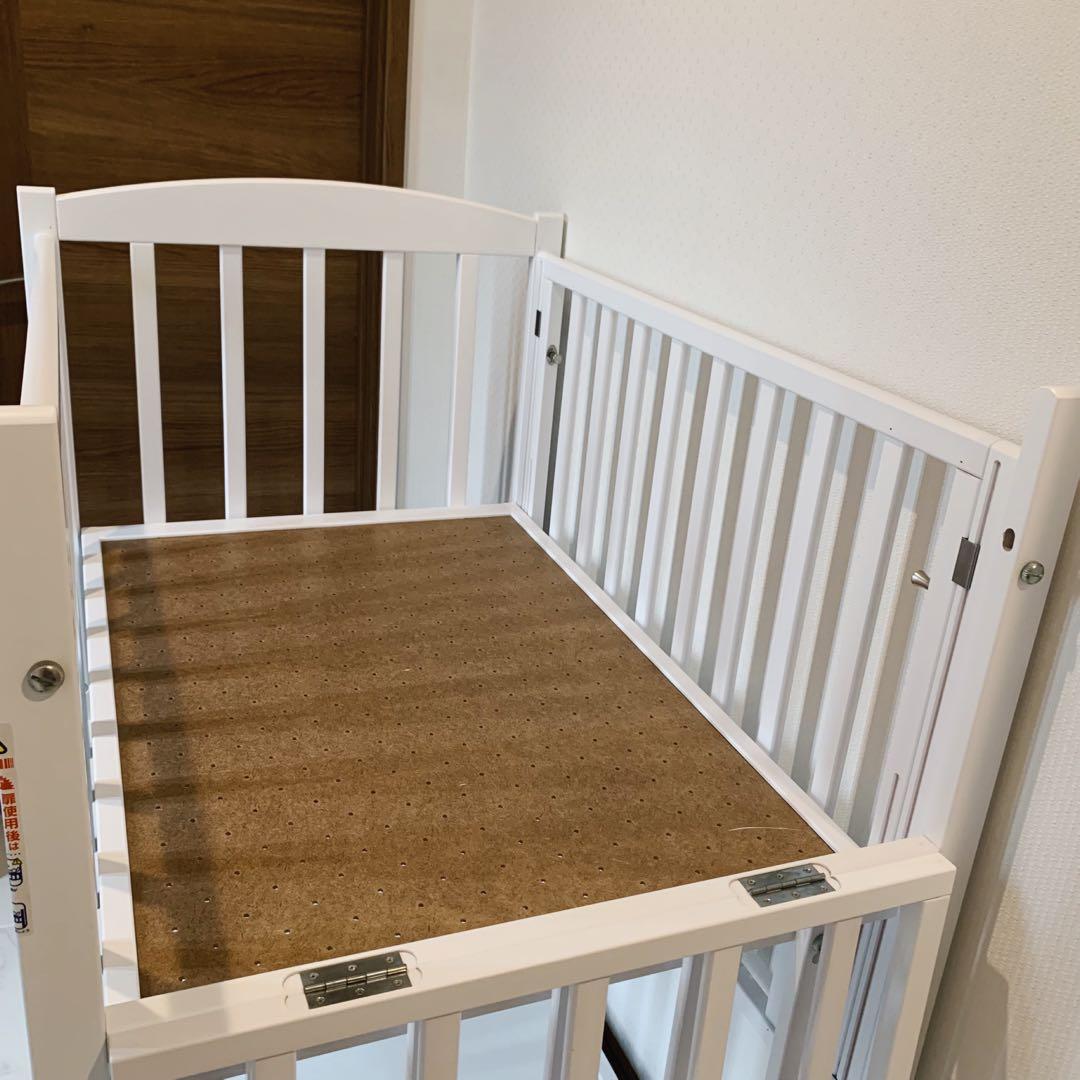 カトージプレミアムライン ハイタイプ ツーオープン ミニベッド　なおちゃん