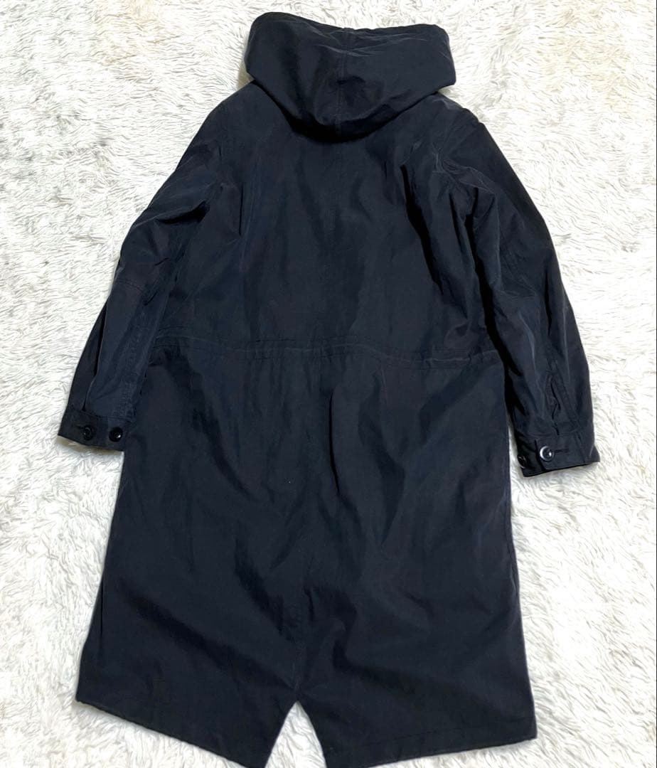 マーガレットハウエル MHL. モッズコート ライナー付き 人気デザイン 黒 M