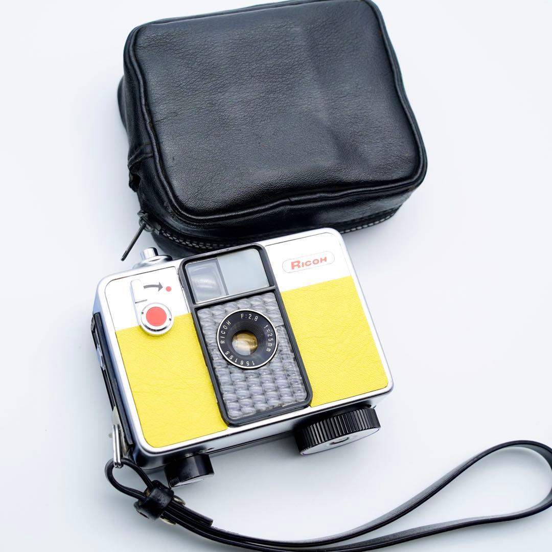 【動作確認・整備・清掃済み＊試写あり】黄色 リコーオートハーフS