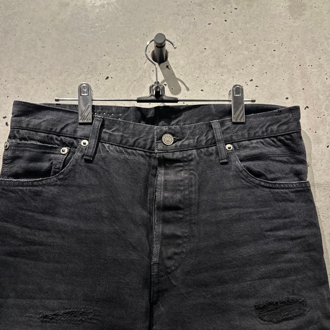 パンツ visvim SOCIAL SCULPTURE 10 CMYK BLK DMGD