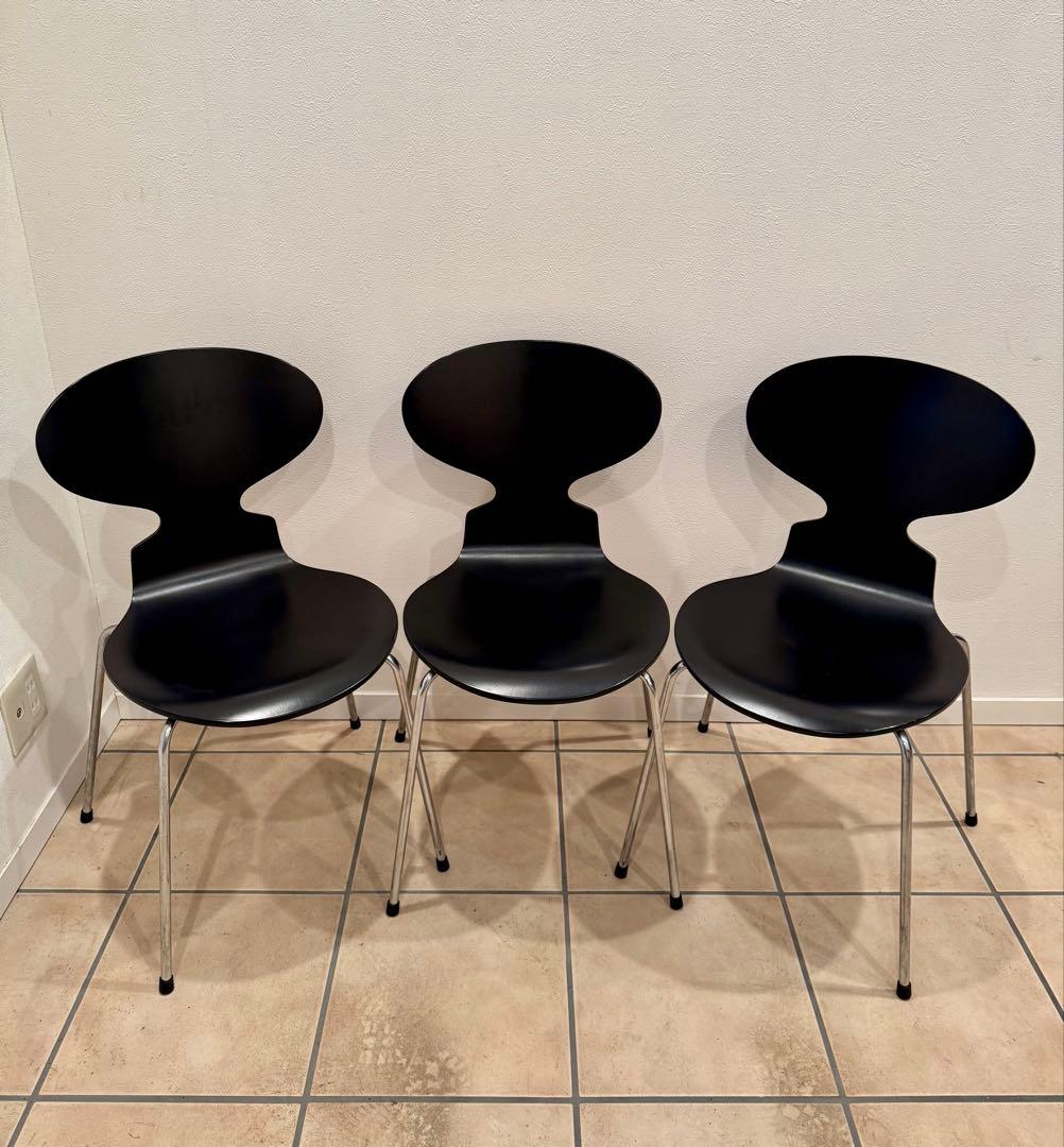l*d様 フリッツハンセン アントチェア ブラック 4本脚（3/3)