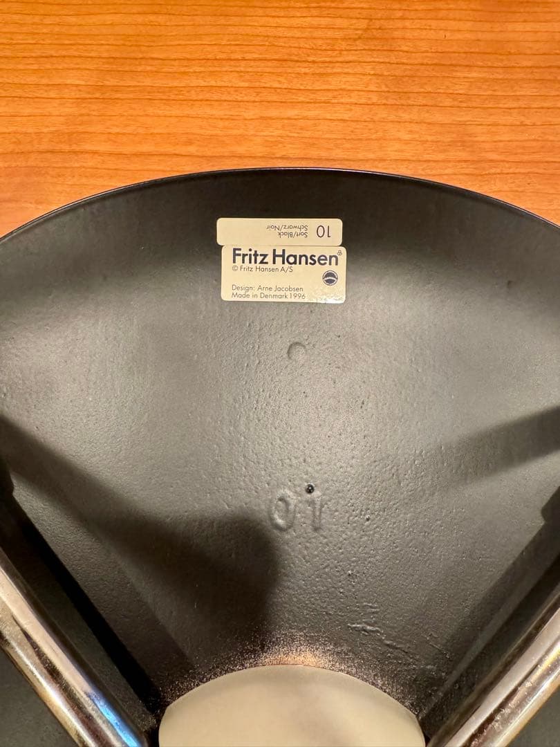 l*d様 フリッツハンセン アントチェア ブラック 4本脚（3/3)