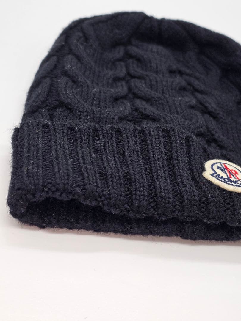 MONCLER　ロゴ　ニット　キッズ　Lサイズ　黒